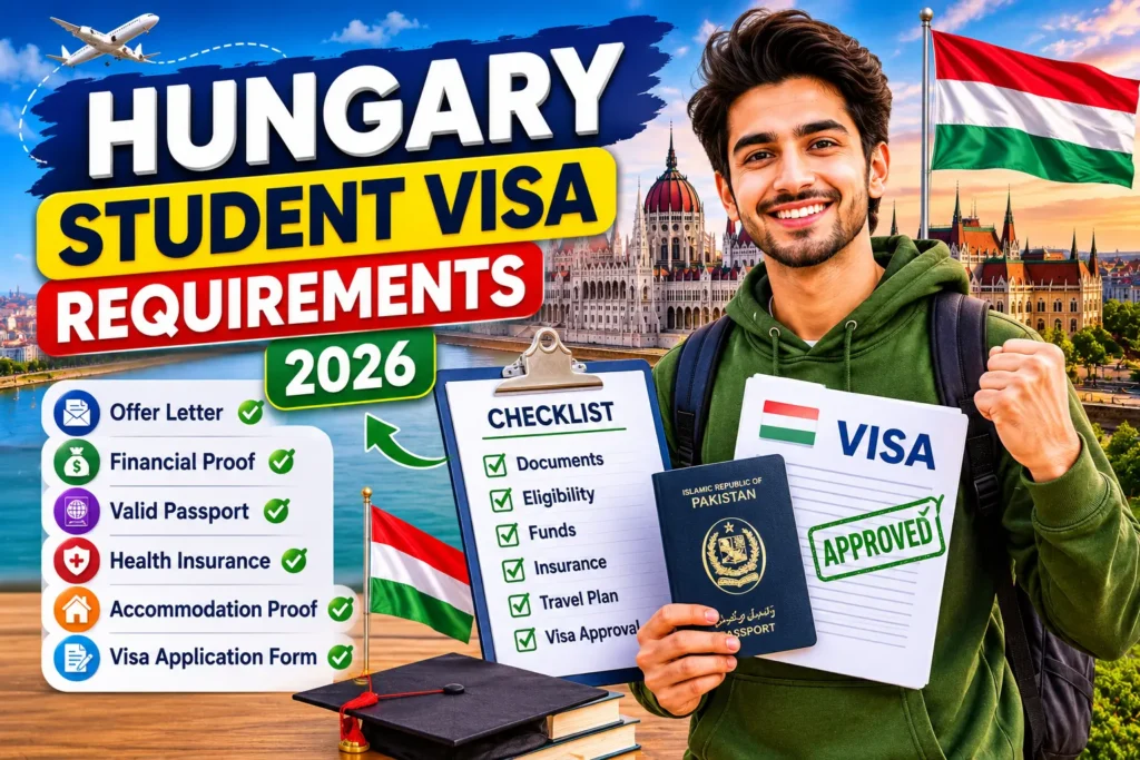 Hungary Student Visa Requirements 2026 for Pakistani Students