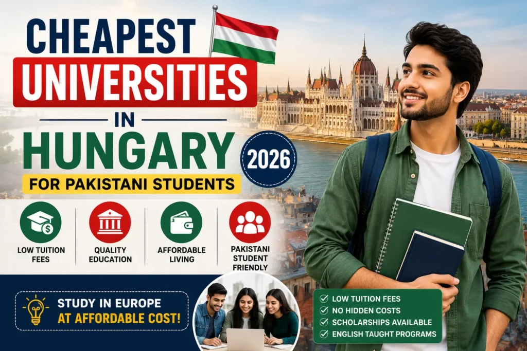 Cheapest Universities in Hungary for Pakistani Students 2026