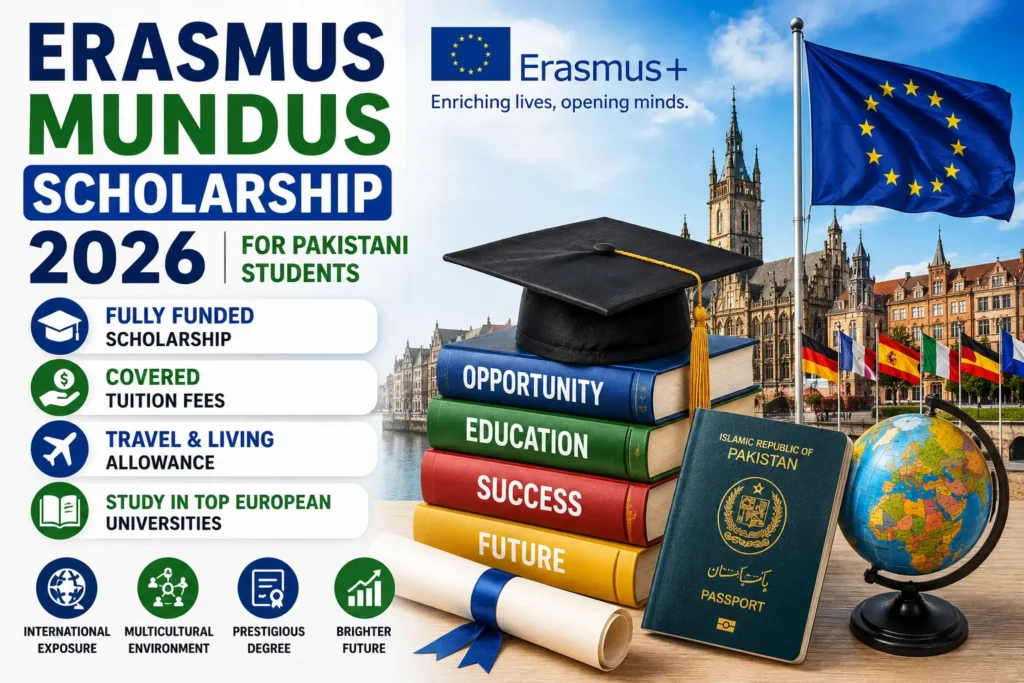 Erasmus Mundus Scholarship 2026 for Pakistani Students Complete Guide