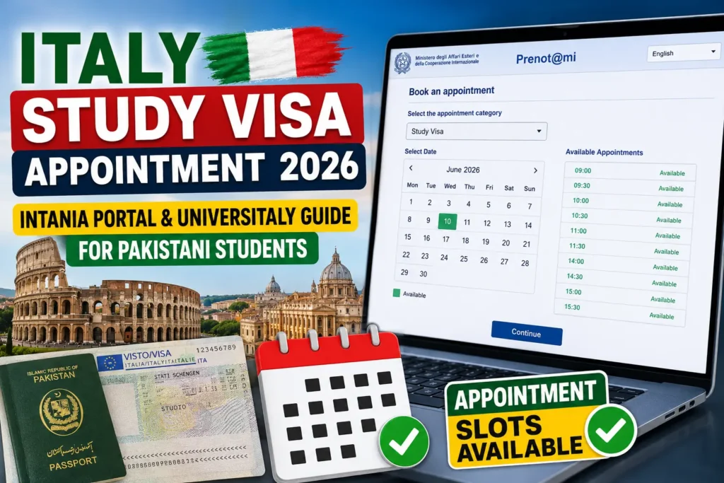 Italy Study Visa Appointment